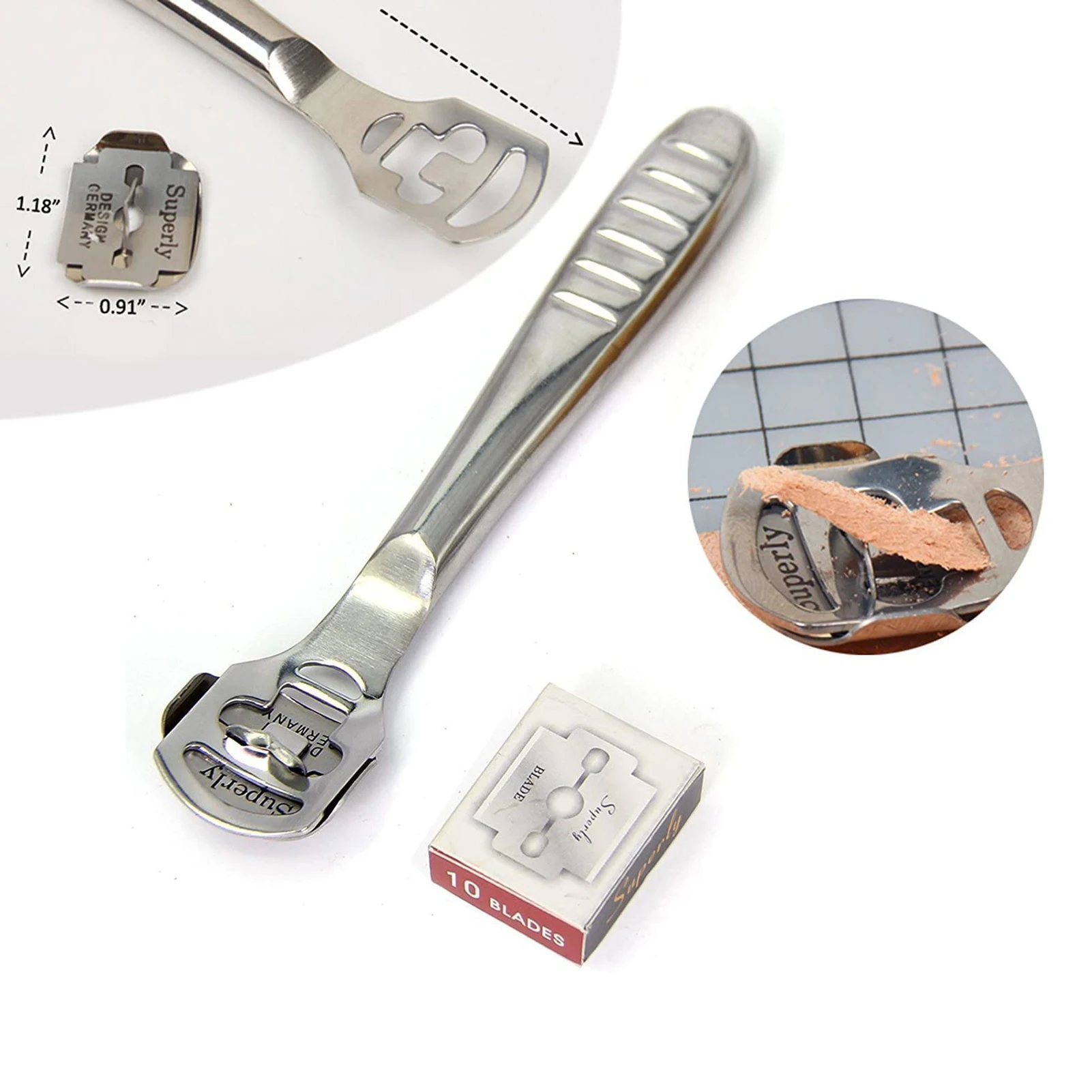 Leather Sewing Tools Craft DIY Hand Stitching Kit Groover Awl Waxed Thimble