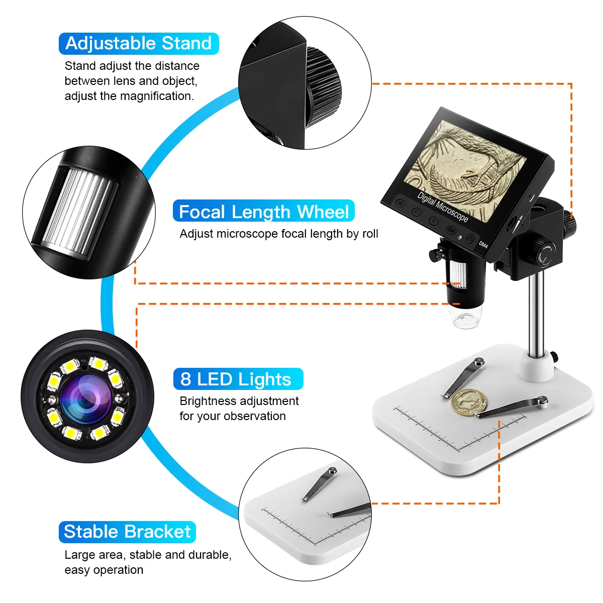 tomlov 43 quotlcd microscopio digital de video 01