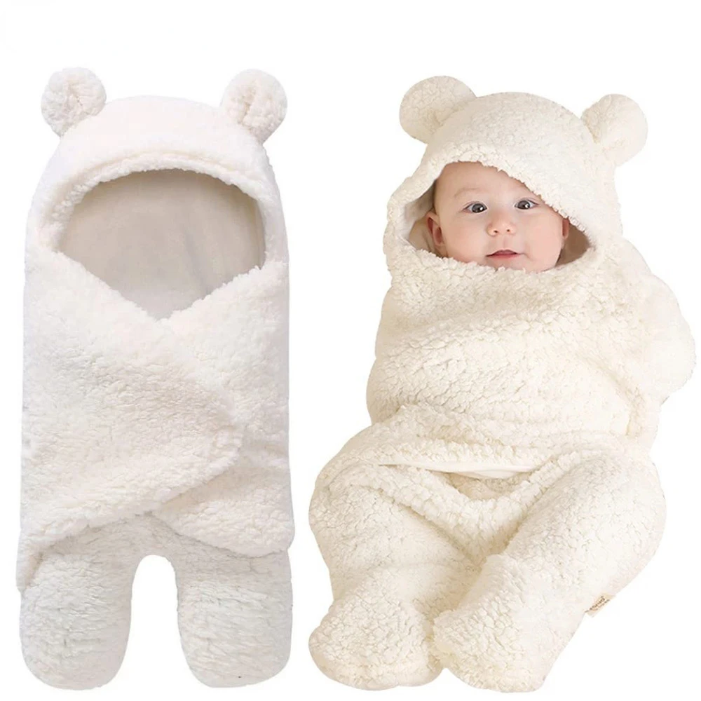 

Baby Swaddle Blanket Ultra-Soft 0-6M Essential for Infants Newborn Sleeping Bag Cotton Sleepsack Toddler Baby Accessories Gift