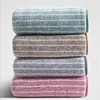 1Pc 34x75cm Coral Velvet Striped Thickened Soft Absorbent Home Bathroom Adult Hand Towel 2