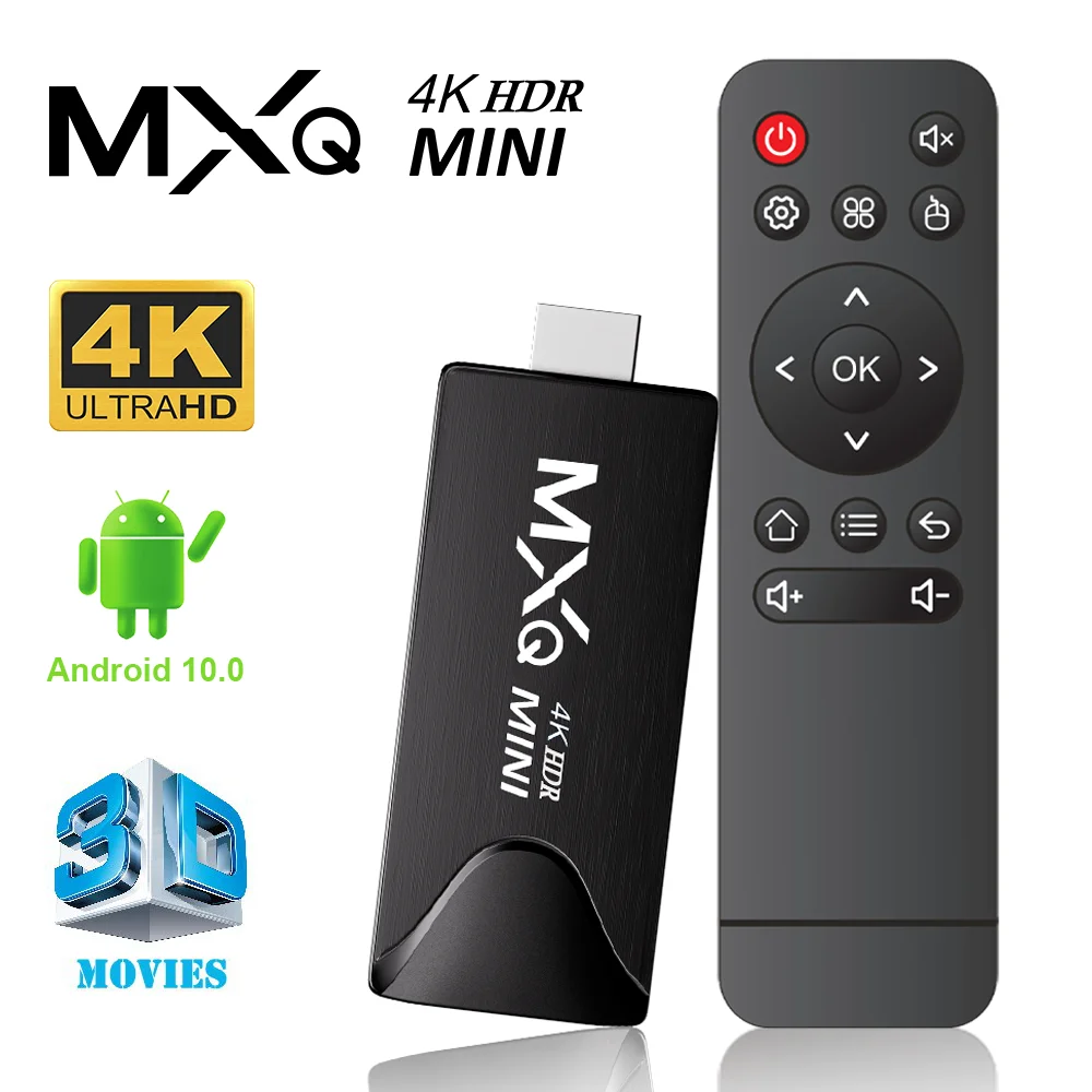 MXQMINI-Android-Mini-TV-Stick-Android-10-Quad-Core-ARM-Cortex-Smart-TV ...