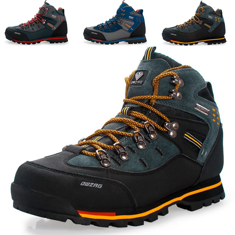 HikingShoesMenWaterproofOutdoorHikingBootsBreathableAntiSlipManTrekkingBootsHigh