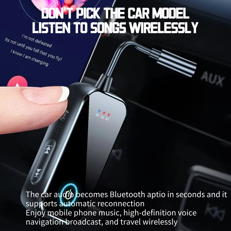 Wireless HiFi Bluetooth Audio Adapter with Microphone