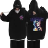 Arcane-Jinx Zipper Hoody Graffiti Hip Hop Jacket Fashion Zip Up Sweatshirt Men Women Oversized Pullover Hoodie Streetwear Tops 2