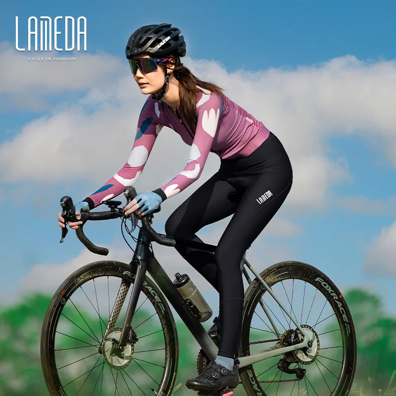 Lameda Women's Cycling Pants Slim Fit Long Pants Comfortable Breathable Trousers cycling pants women sports pants