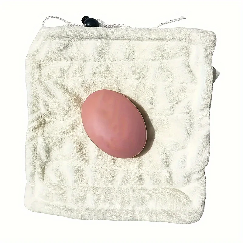 2-In-1 Bath Ball Towel Loofah With Drawstring Closure For Soap Soft Exfoliating Mesh Shower Sponge Skin Care Bathing Tool