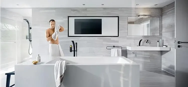 Description Picture 2 of itemBasin Faucet Modern Bathroom Mixer Tap Rose Gold Wash Single Handle Hole Hot and Cold Waterfall
