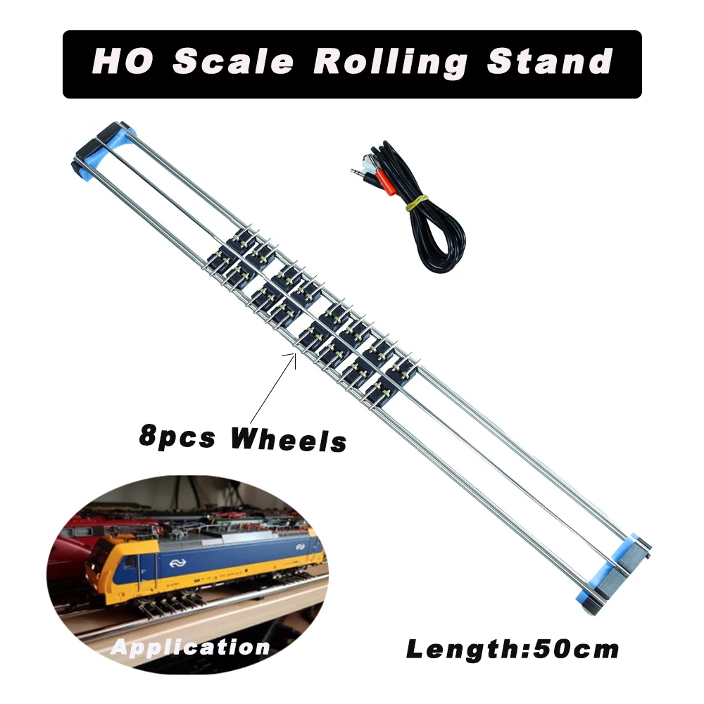 Ho Schaal 1:87 Modelspoor Trein Rijders Track Roller Test Stand 8 Trolleys Trein Loopband Spoor Lager Diorama - AliExpress Speelgoed & Hobbies