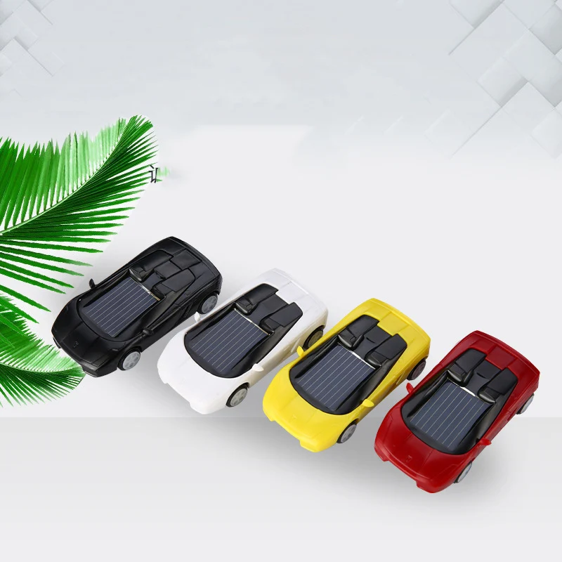 Solar Car Toy Solar Powered Small Sports Cars Toys Intelligent Mini Toy Educational Gadget Children Xmas Gift Robot Toys