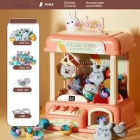 Mini Doll Machine Coin Operated Doll Grabber Claw Arcade Crane Machine Kids Clip Doll Claw Machine with Sound And Lighting 1
