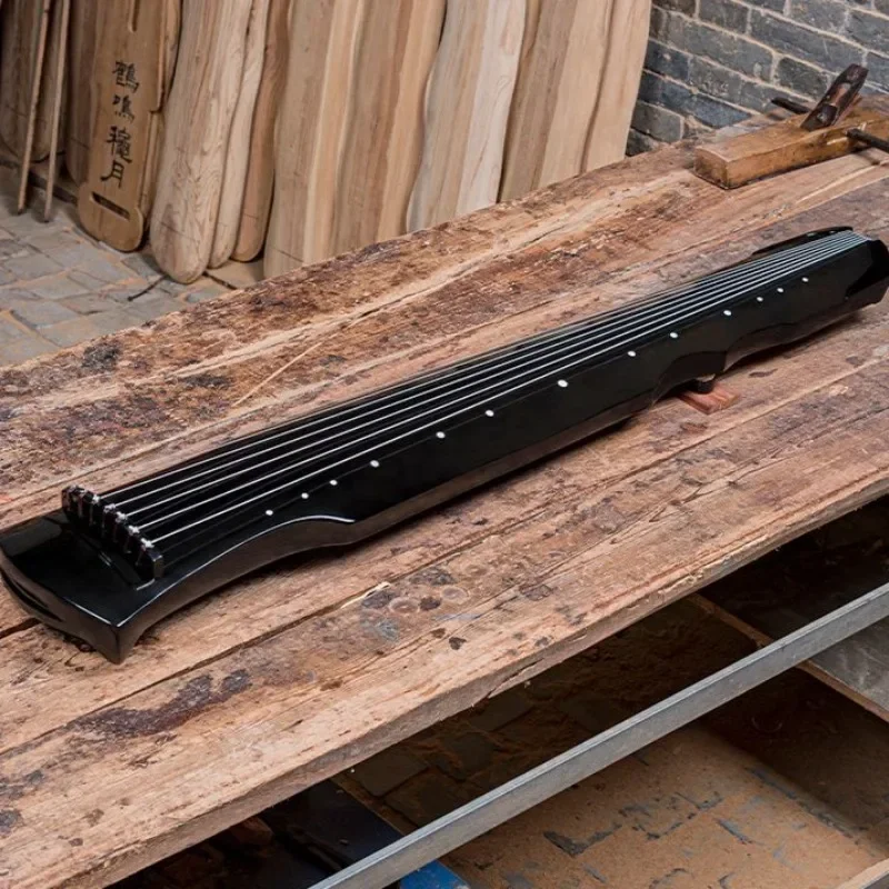 Guqin Fuxi Beginners Practice Handmade Guqin Professional Performance Heptachord Yoga Meditation Musical Stringed Instruments