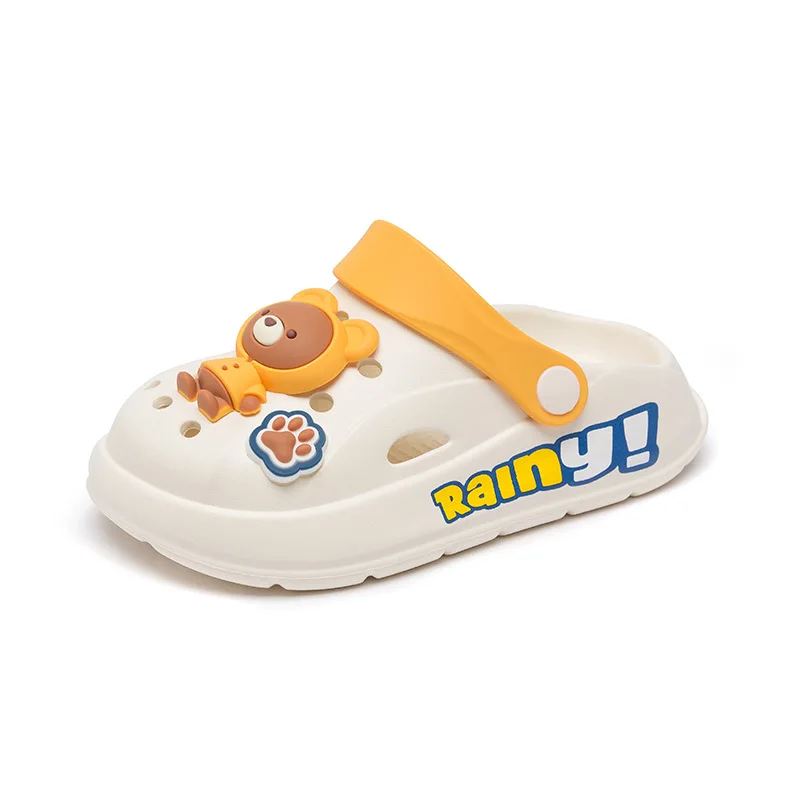 Summer Children Garden Clogs Shoes Boys&Girls Beach Sandal Kids Lightweight Breathable Cute Cartoon Slip Baby Slippers