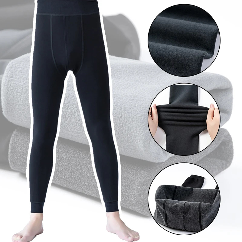 Fashion Thermal Underwear For Men Long Johns Thermal Pant Underwear Men Plus Size Warm Mens Leggings Long Pants Sleep Bottoms 2