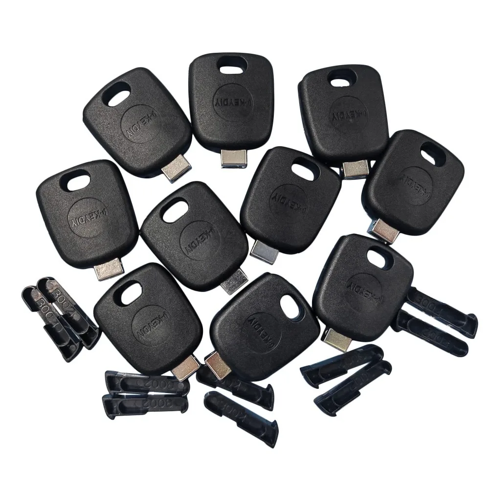 

1PC Universal Transponder Key Case Spare Chip Key Head KD Blade Shell with Uncut Remote Key KD Blade Auto Accessories