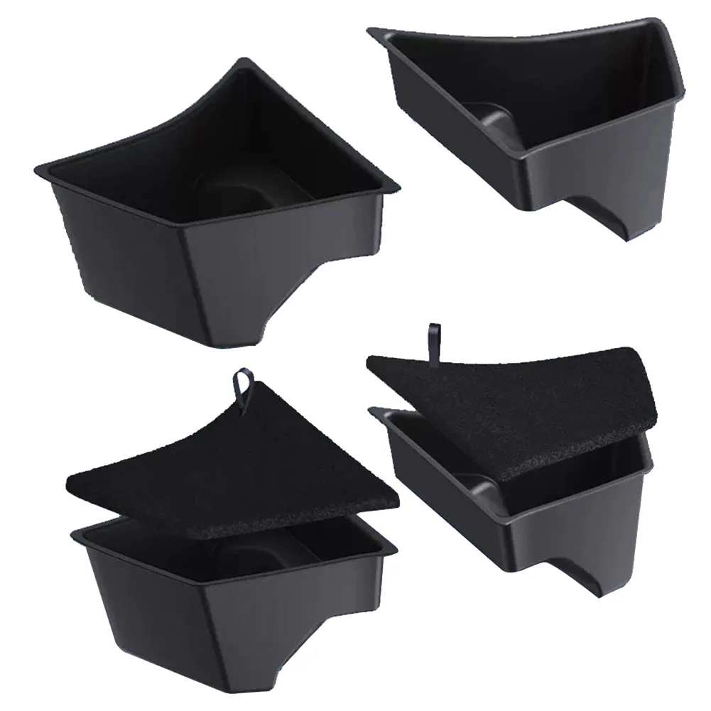 

For Tesla Model 3 2024 Highland Car Trunk Side Storage Box Cargo Compartment Black Accessories For Vehicles