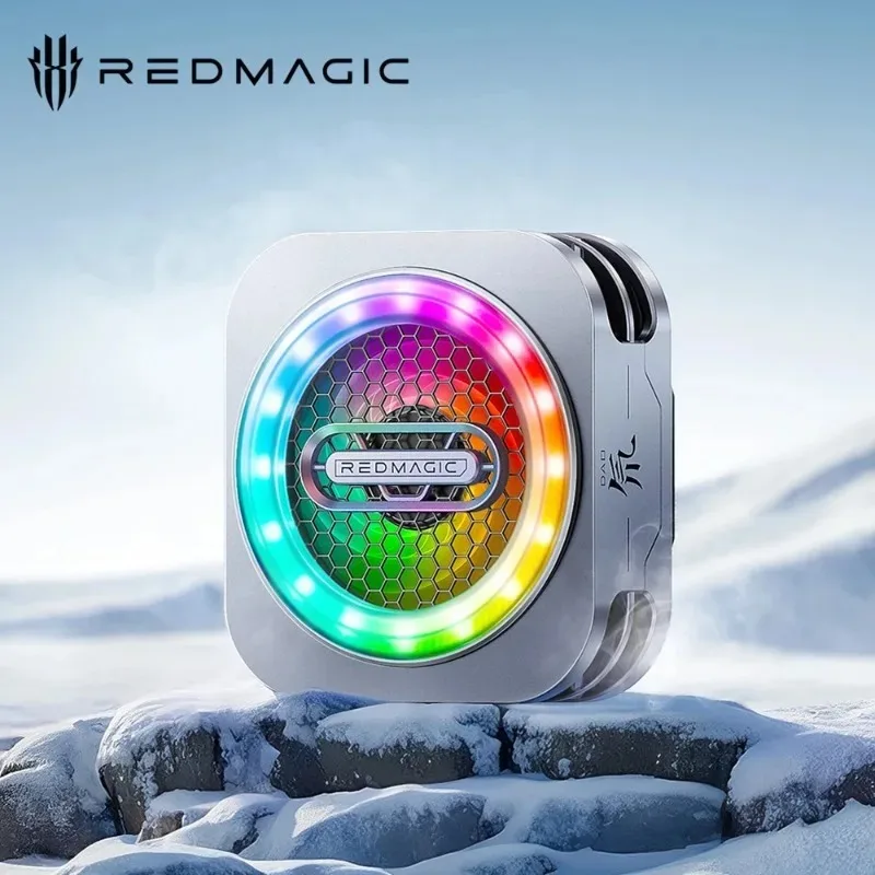레드매직 쿨러 6 프로 30W VC 수냉 시스템 (RGB LED AI 온도 제어 마그네틱 팬 라디에이터 포함) 모바일용