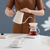 600ml Hand Punch Coffee Kettle Smart Temperature Control Electric Teapot 1000W Rapid Heating Slender Mouth Gooseneck Kettles 3