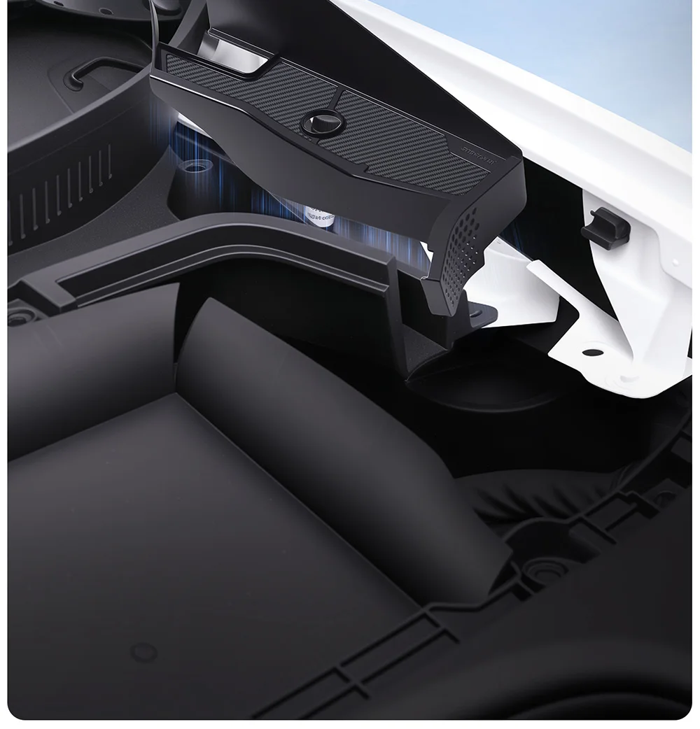 YZ für Tesla 3/Y/YL Highland Juniper 2025-2026 Vordere Kabinenabdeckung gegen Verstopfung, Wasserkanalabdeckung und Laubblocker – Detail 16