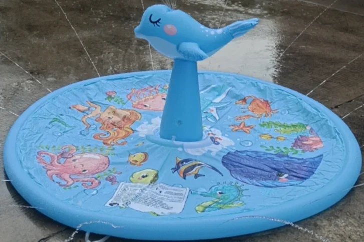 2024 NEW Inflatable Spray Water Cushion Summer Kids Play Water Mat Lawn Games Pad Sprinkler Play Toys Outdoor Tub Swimming Pool 4