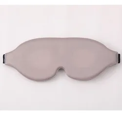 Luxurious 3D Seamless Sleep Mask with Milk Silk Fabric - Ultimate Comfort & Light Blockage (GRAY)