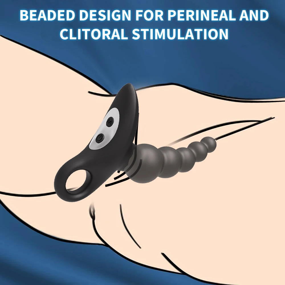 Vibratore anale in silicone e massaggiatore prostatico coppie_voghion.com