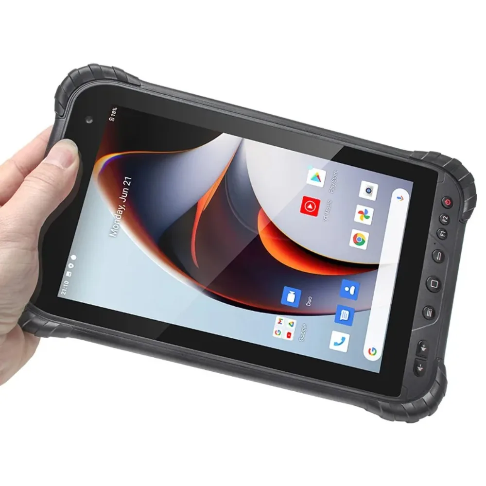 QCOM P300 PRO Rugged Tablet 8Inch IPS Octa Core 4GB+64GB Tablet PC 13MP 9000mAh 4G LTE Rugged Phablet Android 10 Smartphones NFC