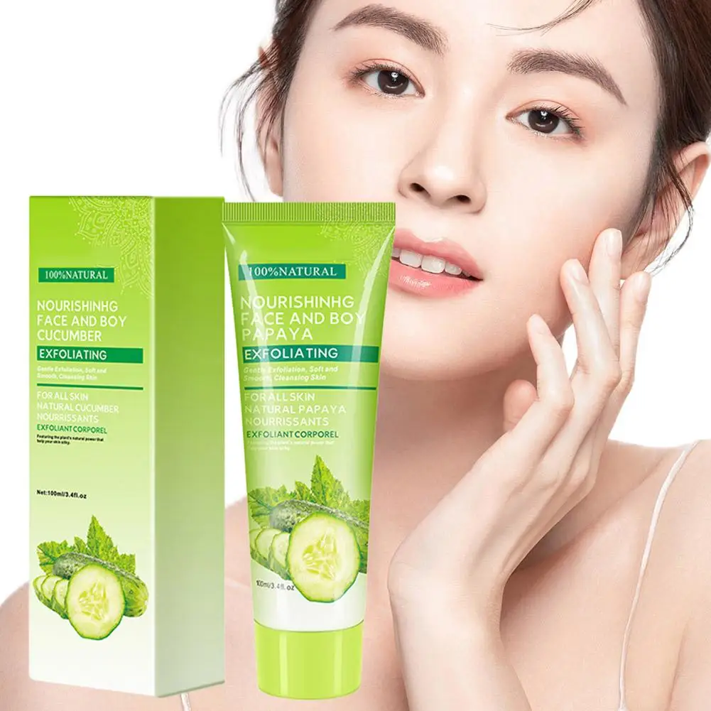 

Facial Exfoliating Mousse Peeling Gel Face Scrub Deep Cream All Smooth Types Cleaning Remove Skin Skin Exfoliator Moisturiz M6I3