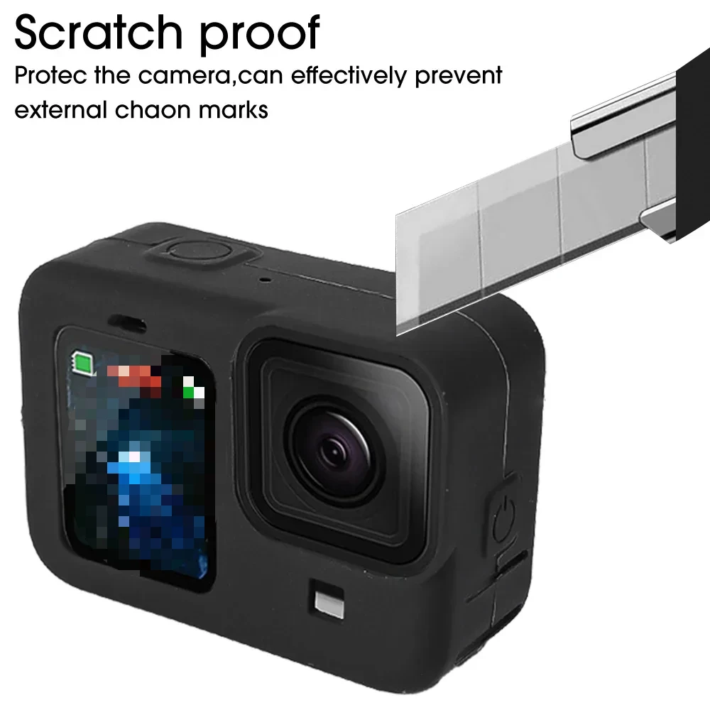 Coque de Protection pour GoPro 9 10 11 12 - Lot de 3 Verres