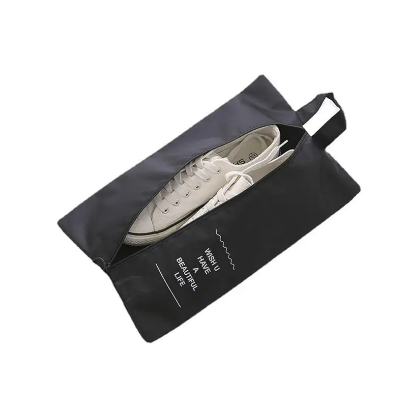 Travel Zipper Storage Shoes Bag Dust-proof High-capacity Portable Single-layer Sundries Bag Bra Storage Multi-purpose