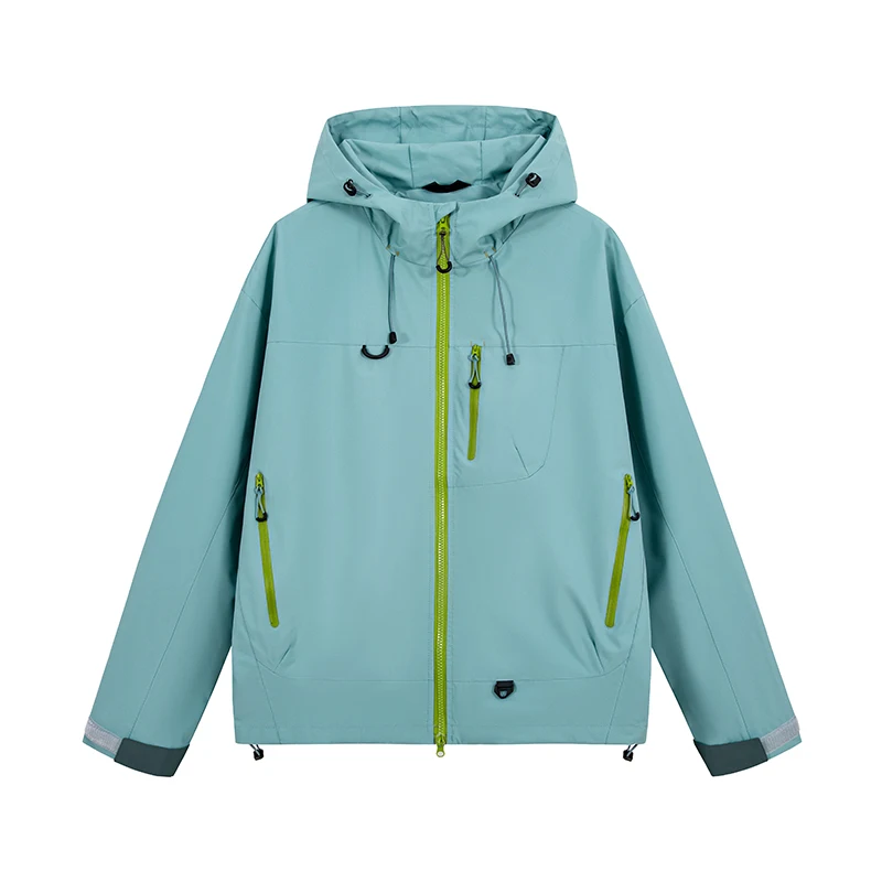 Unisex Waterproof Hooded Hiking Jacket 11