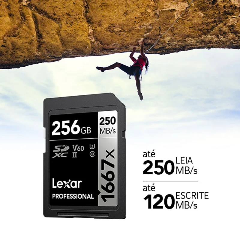 Lexar SD ī  1667X V60 250 MB/s ޸ ī 64GB 128GB 256GB  SDXC UHS-II U3 C10 ÷ ī 4K ī޶