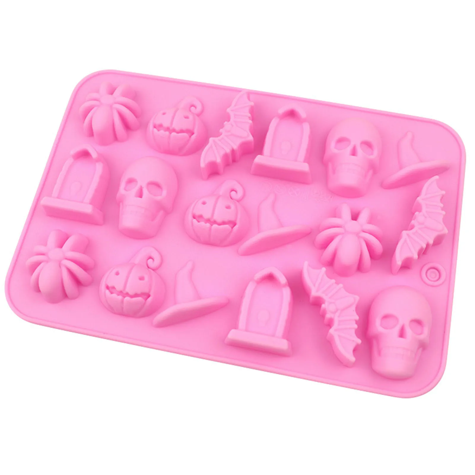 

Horror Halloween Silicone Mold Reusable Highly Flexible Stencil for Casting Mold Home Decor