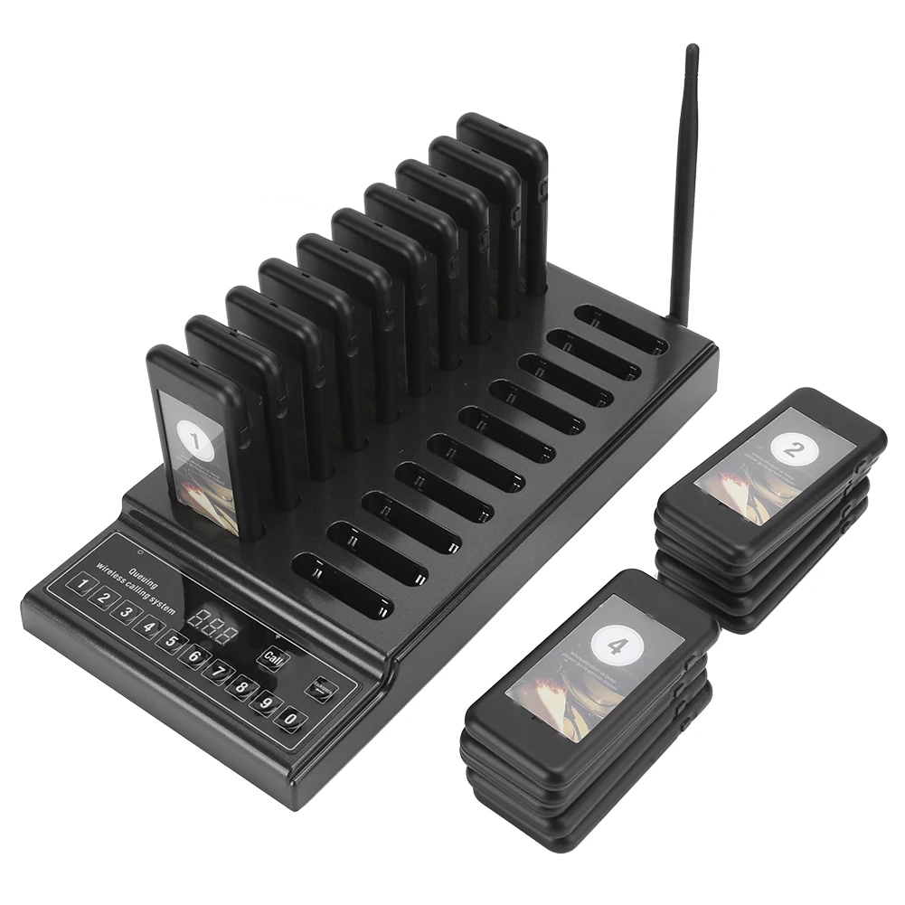 Description Picture 5 of itemSU-68Z Pager Wireless Calling System Queuing Guest Paging System 999‑Channel Restaurant Pager 110-240V