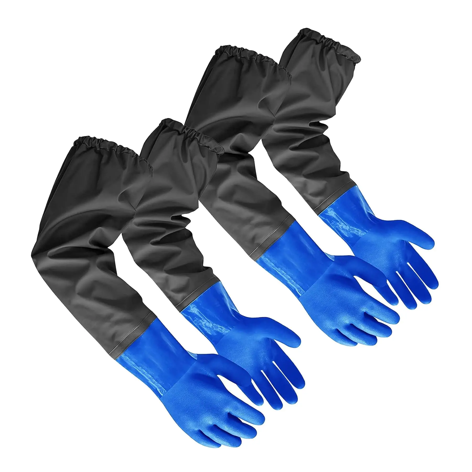 Gants Nitrile Jetables Bleus - Lot de 100 - Taille Unique