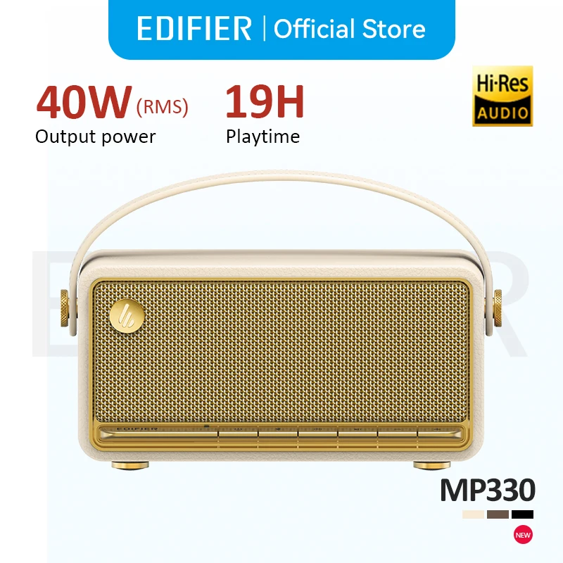 Edifier MP330 Portable Bluetooth Speaker Bluetooth V6.0 Hi-Res