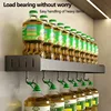 Wall Mounted Kitchen Condimenters Spice Rack Organizer Shelf Kitchen Storage Wall Shelf Organizers Hanging Hook Rack For Kitchen 3