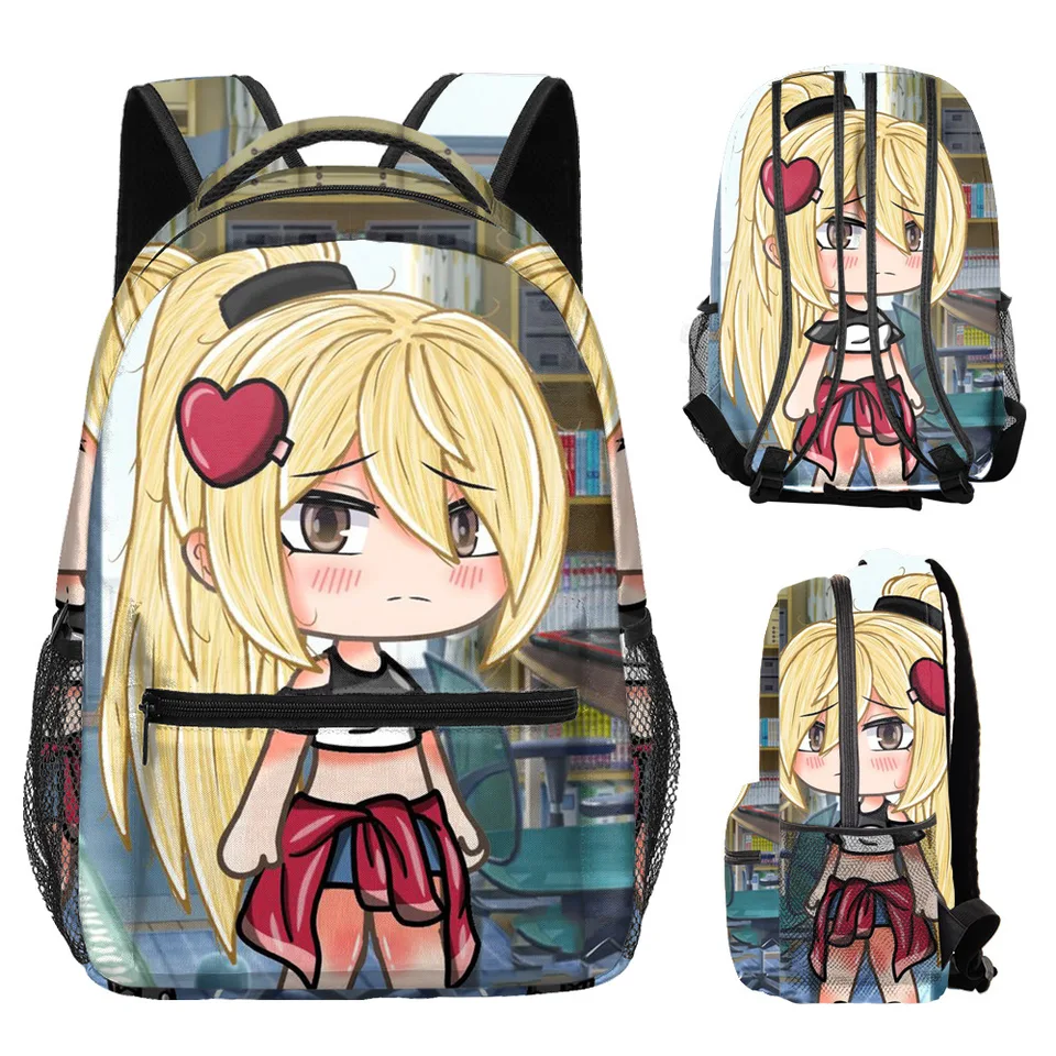 Gacha Life Schoolbag para Meninos e Meninas, Estudantes Mochila, Crossbody  Bag, Pen Case, Anime Dos Desenhos Animados, Laptop, Notebook, Hot Game