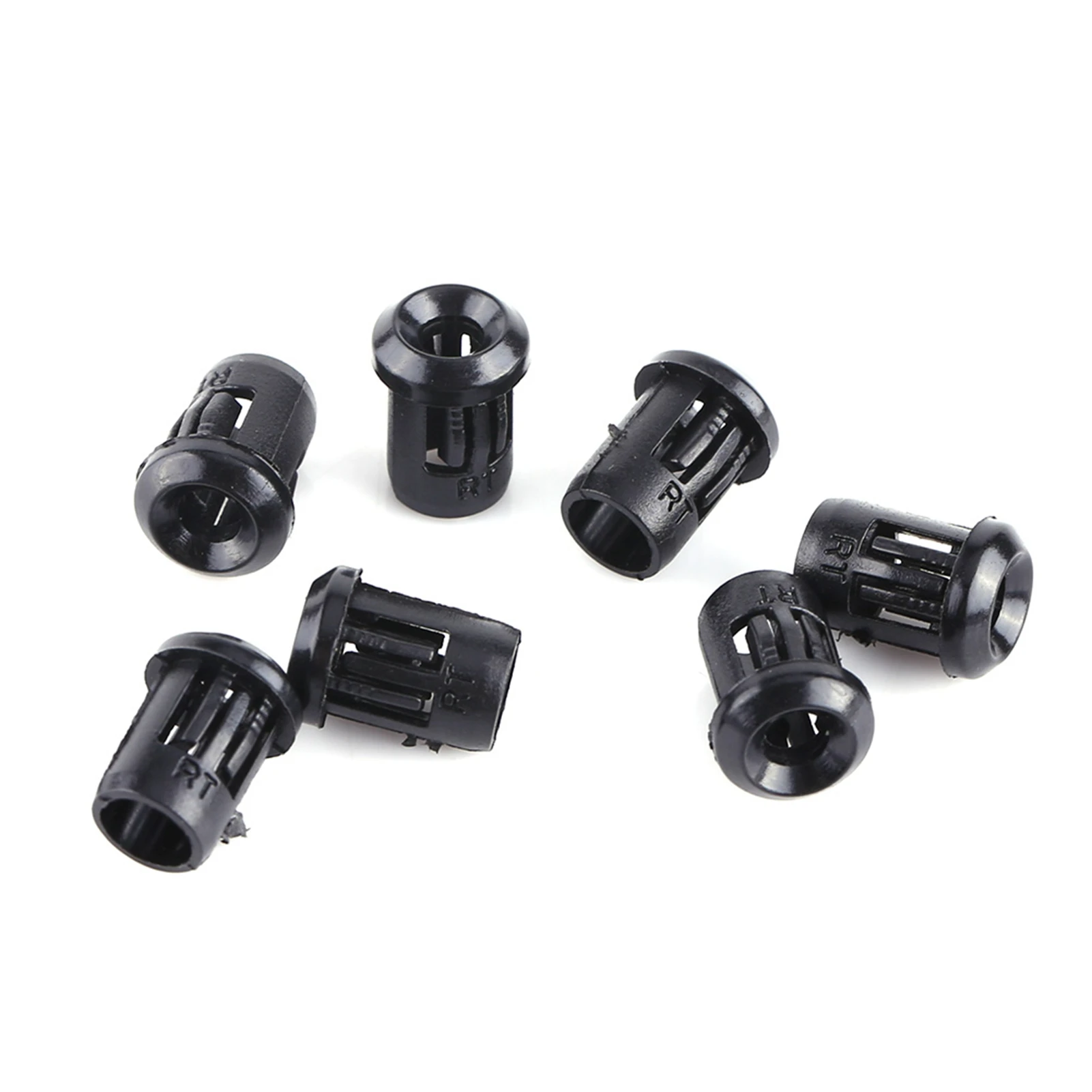 5mm LED 50Pcs Lamp Socket Diode Holder Nylon Black Clip Bezel Mount Useful