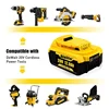 2024 20V 12.0Ah Battery Power Tool Replacement for DeWalt DCB205 DCB 206 DCB181 DCB182 DCB200 20V 12A 18Volt 20v Battery 5