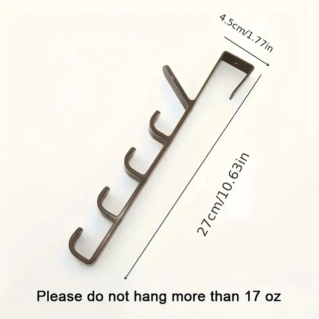 Over-the-Door Clothes & Bag Rack 6