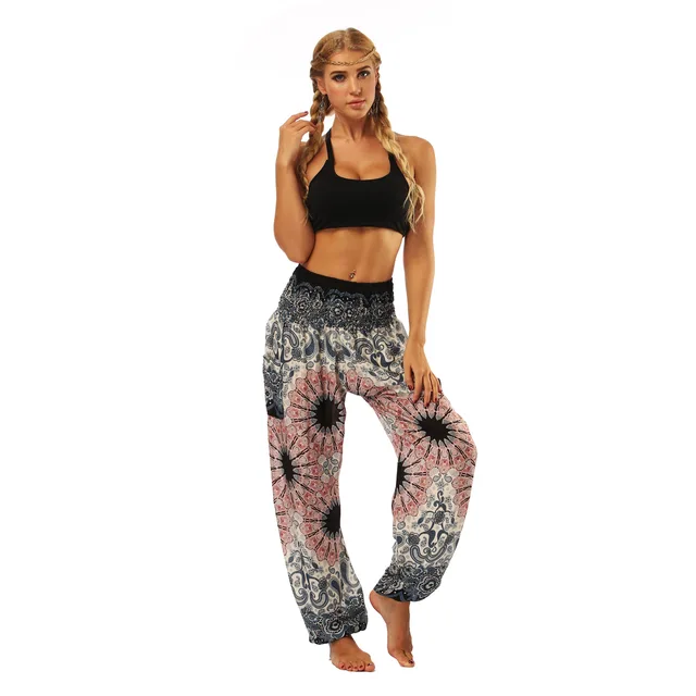 Ethnic style Nepal seaside loose wide-leg pants fitness sports yoga bloomers women's yoga pants loose yoga pants YCI 010