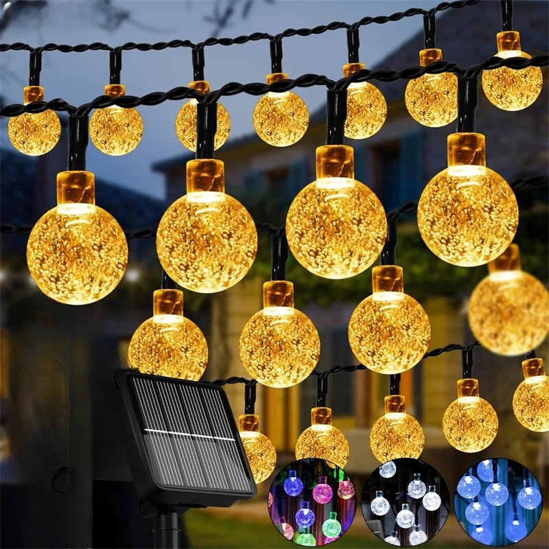 Radiant Waterproof Solar String Lights for Outdoor Garden & Patio Decor