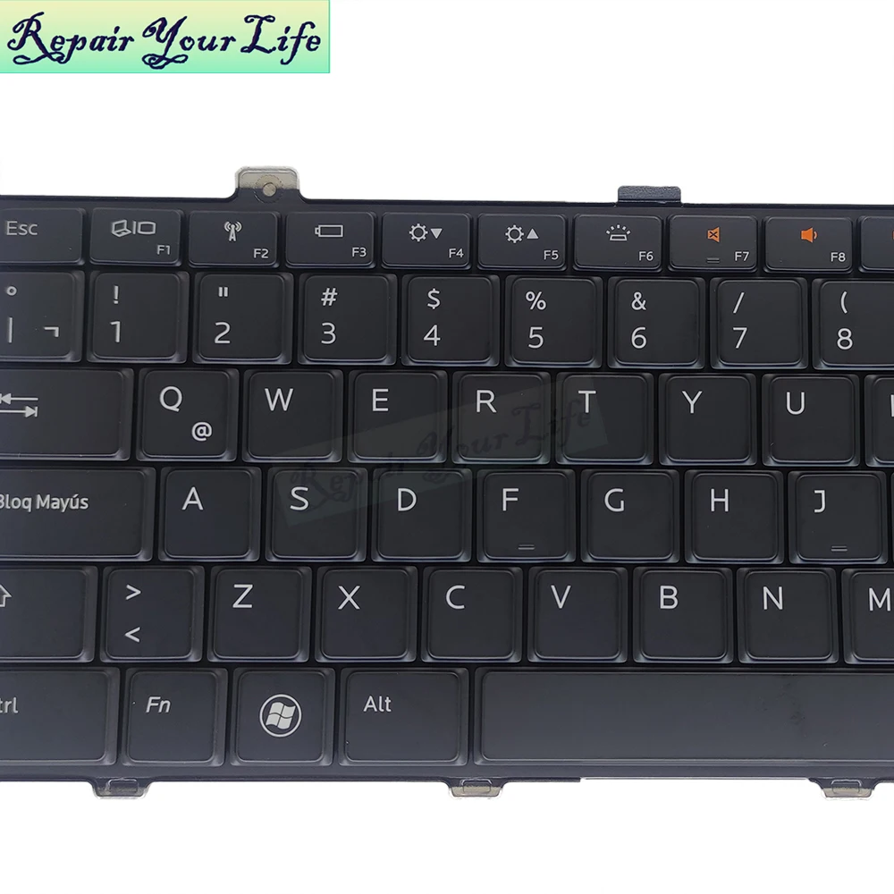 Latin Backlit Teclado para Dell Xps 14 L401x Estúdio 15 L501x Estúdio 1450 1455 1457 1458 Caber Teclados Espanhóis 0y9k19 Y9k193 la - Imagem 4