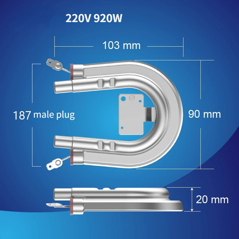 Coffee-machine-heating-element-aluminum-U-shaped-heater-for-tea-machine ...
