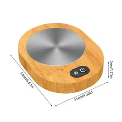 Smart USB Rechargeable Mug Warmer - Versatile Cup Heating Pad for Coffee, Tea, and Milk (Smart Coffee Warmer)