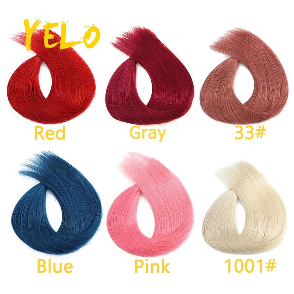 Straight Human Hair Bulk For Braiding Brazilian Human Hair Balayage Colorful No Weft 14-28 Inch Bulk Remy Extensions