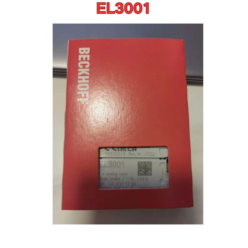 

New Beckhoff module EL3001