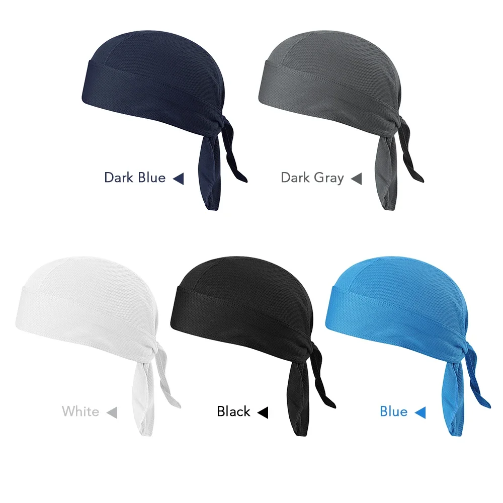 Bicycle Headband Sweat-wicking Cap Cycling Headscarf Quick-dry Sun-Protective Hat Head Scarf for Outdoor Cycling Sport Bandana 4