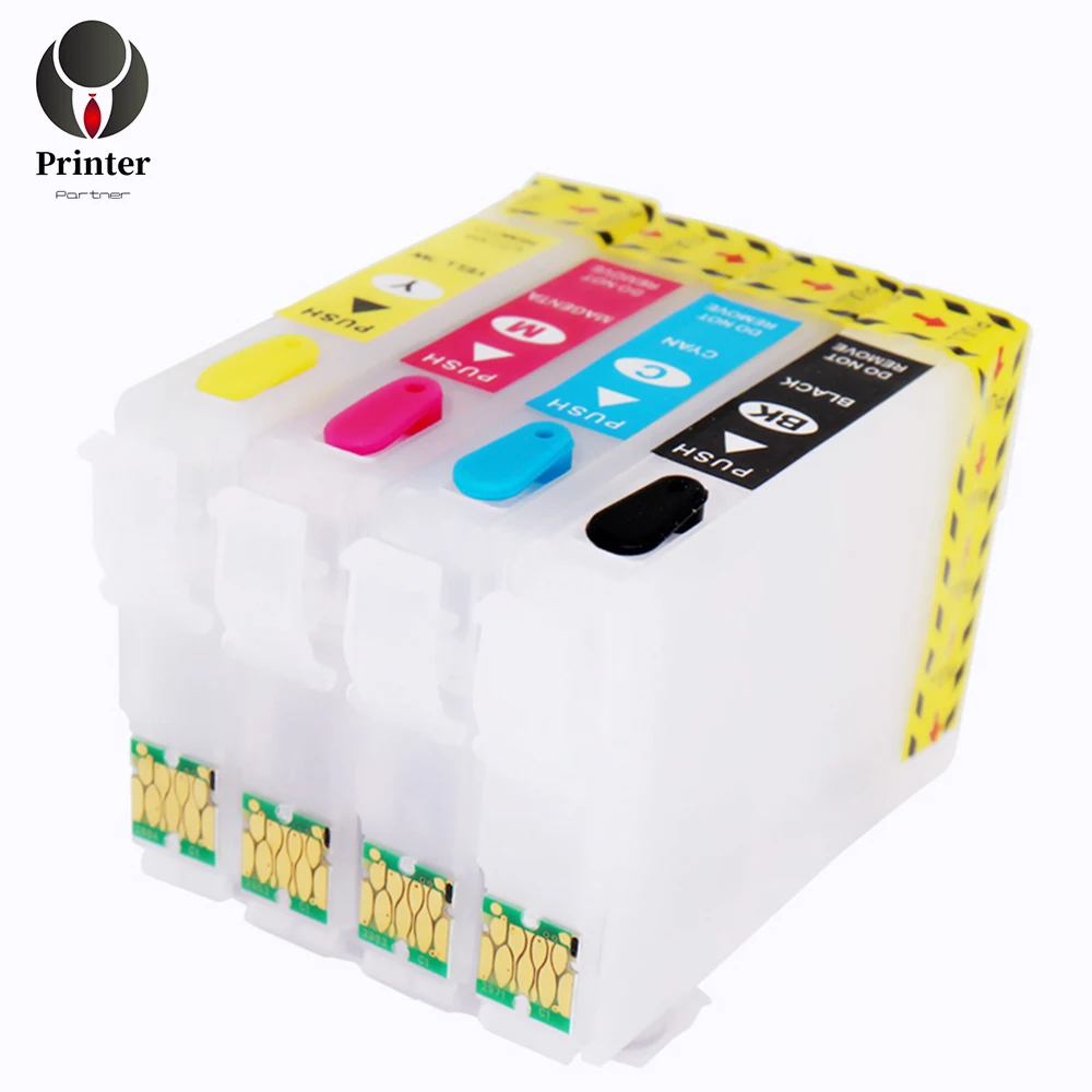 

Принтер Partner T04E, заполняемый пустой картридж с чипом автосброса для Epson WF-2831 WF-2851 XP-2101 XP-4101
