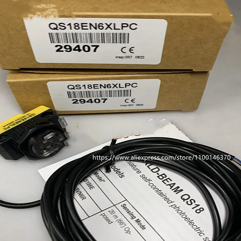

New High Quality Mirror Reflected Photoelectric Switch Sensors QS18EN6XLPC QS18EP6XLPC